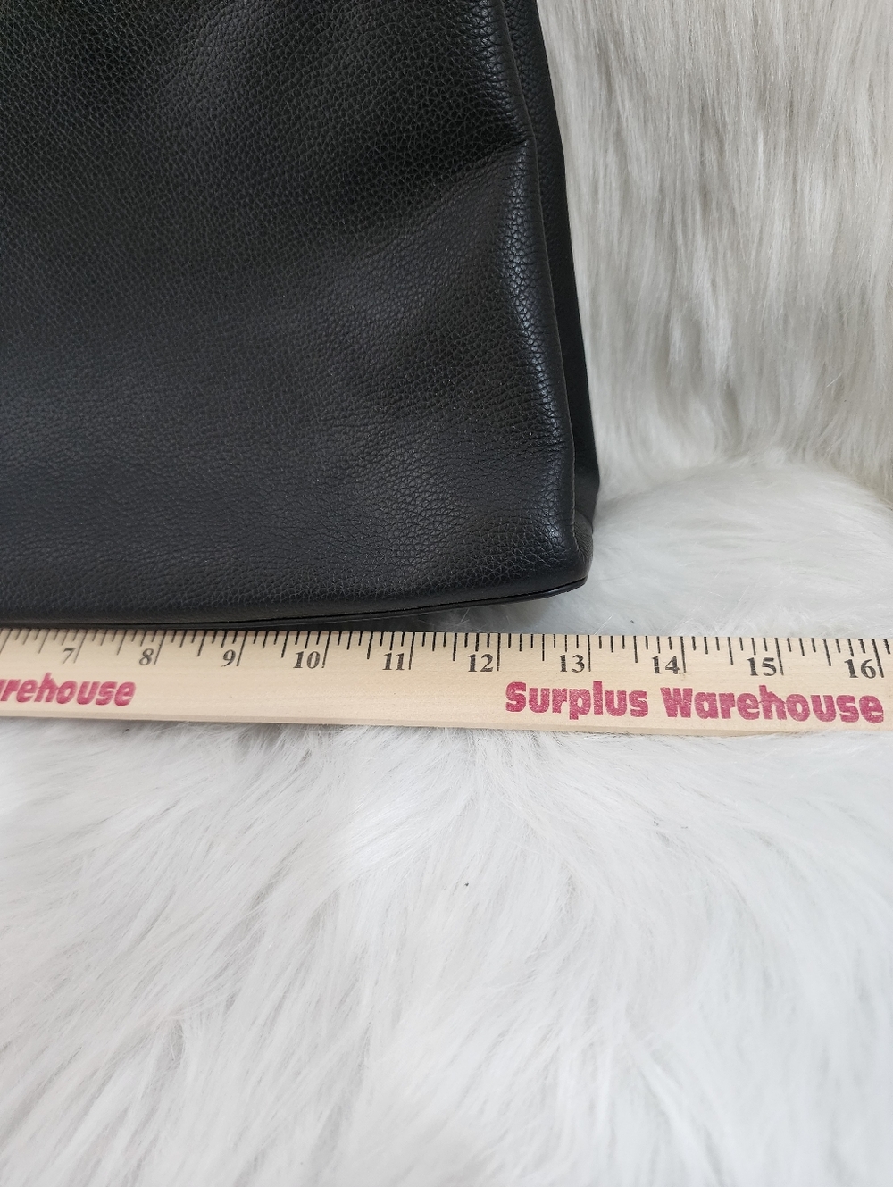 Kate Spade Black Leather Shoulder Bag w/ Half Metal Chain Straps "Jordyn" Bag - Picture 12 of 16